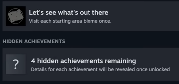 Hidden Achievement Satisfactory