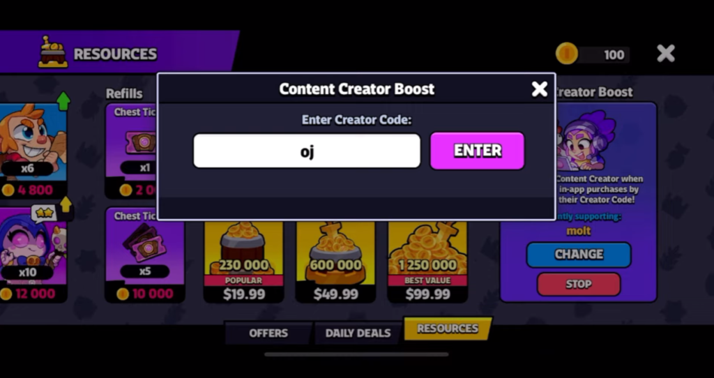 code in Squad busters