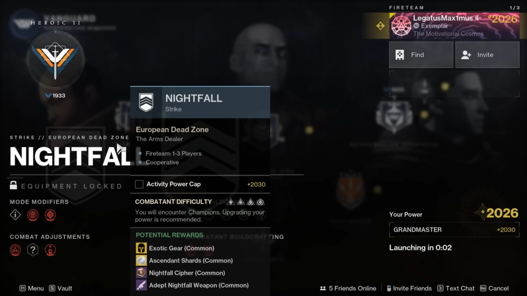 The oscillation modifier causes issues in certain activities in Destiny 2.